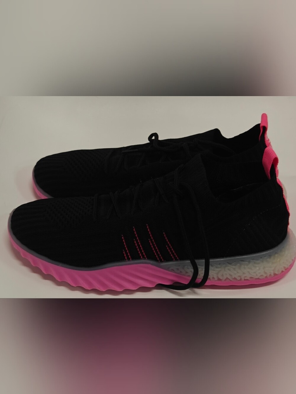 Danskin Positive Women’s Sneakers Size 10 Black Purple Lace-Up Athletic Shoes